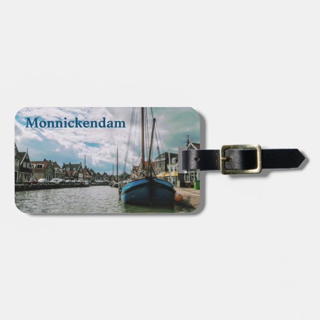 Monnickendam souvenir luggage tag (Front Horizontal)