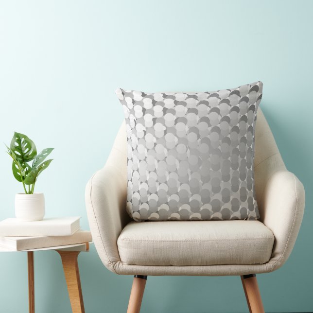 Mono Dot Multi Layer Design Throw Pillow (Chair)
