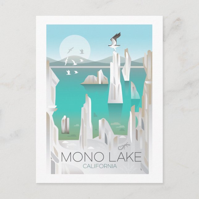 Mono Lake, California Postcard (Front)