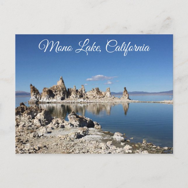 Mono Lake California postcard (Front)
