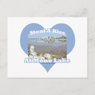 Mono Lake Kiss Saying Postcard