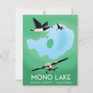 Mono Lake,Mono County, California travel poster
