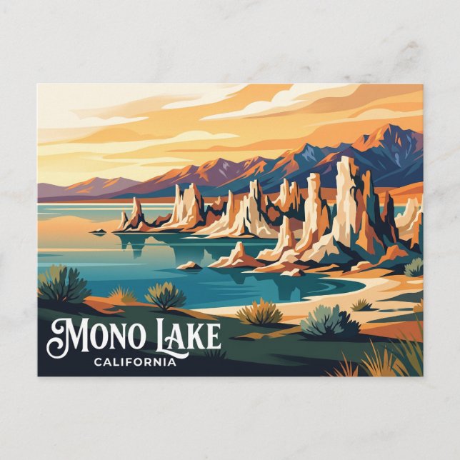 Mono Lake USA Postcard (Front)