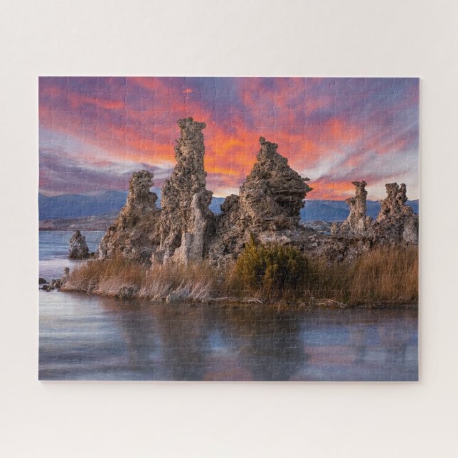 Mono Lake with Tufa Formations Jigsaw Puzzle (Horizontal)