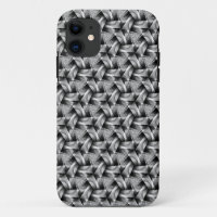 Mono Texture Weave Pattern Designer iPhone 5 Case