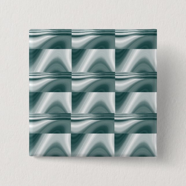 Mono Wave Strata - Customised 15 Cm Square Badge (Front)