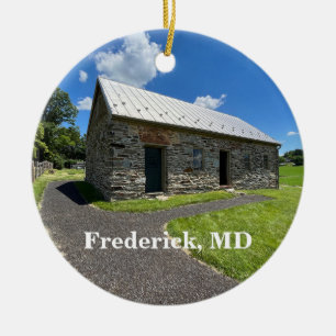 Monocacy Battlefield in Frederick Maryland Ceramic Tree Decoration
