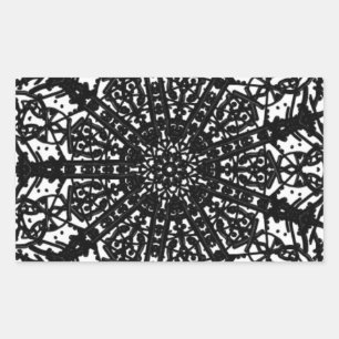 Monochromatic Art Sticker