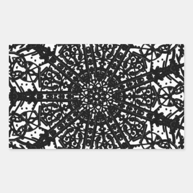 Monochromatic Art Sticker (Front)