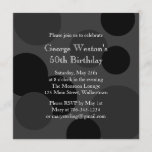 Monochromatic Birthday Invitation<br><div class="desc">A monochromatic colour scheme,  subtly decorates this invitation. It is shown on the basic paper; however,  I recommend the weight and texture of the linen paper</div>