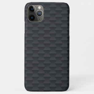 Monochromatic black and dark-grey geometric patter iPhone 11 pro max case