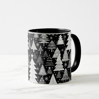 Monochromatic Christmas Mug