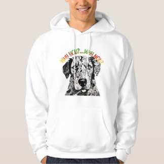 Monochromatic Design with bold statement  Hoodie