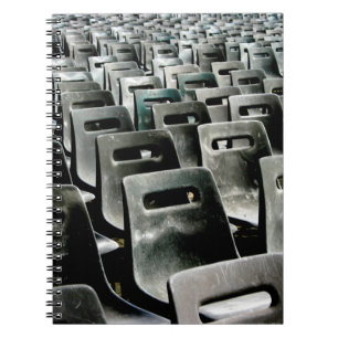 Monochromatic Grey Chairs  Notebook