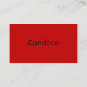 Monochromatic in Cinnamon Business Card