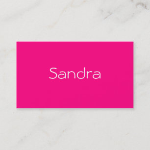 Monochromatic in Pink Raspberry Business Card