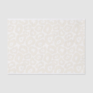 Monochromatic Light Leopard Print Tissue Paper