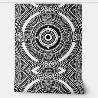 Monochromatic Medallions Wallpaper