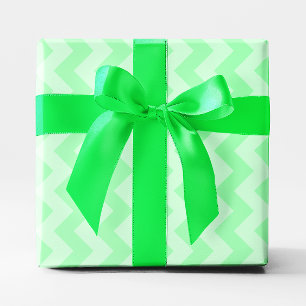 Monochromatic Mint Green Zigzag Wrapping Paper