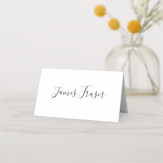 Monochromatic Place Card