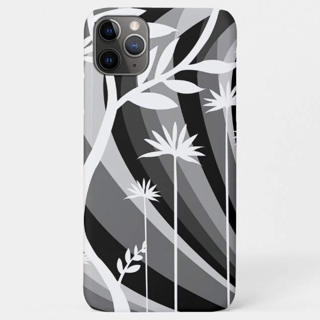 Monochromatic Plant Print  Case-Mate iPhone Case (Back)