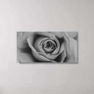 Monochromatic Rose Canvas Print