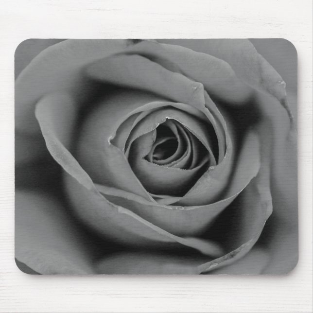 Monochromatic Rose Mousepad (Front)