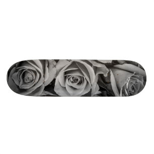 Monochromatic Roses Skateboard