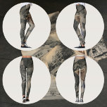 Monochromatic Sepia Vintage Postcard Imagery Grey Leggings<br><div class="desc">Imagery of vintage landscape and architectural travel postcards are used to create these unique and stylish leggings of monochromatic grey sepia taupe. The resulting intricate pattern makes a fashion statement that's fun and chic.</div>