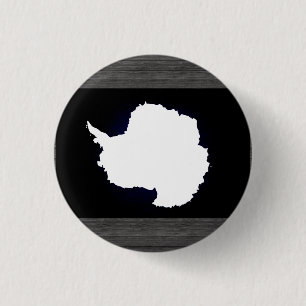 Monochrome Antarctica Flag 3 Cm Round Badge