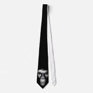 Monochrome  Ape Face Tie