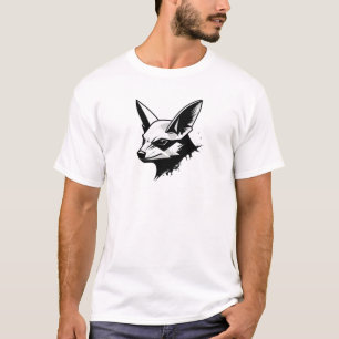 Monochrome Bat Head T-Shirt