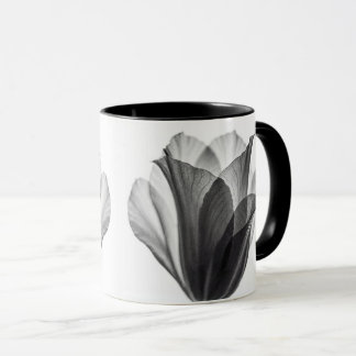 Monochrome botanical fine art photograph mug
