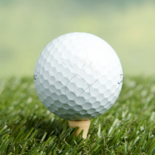Monochrome Botanical Golf Balls