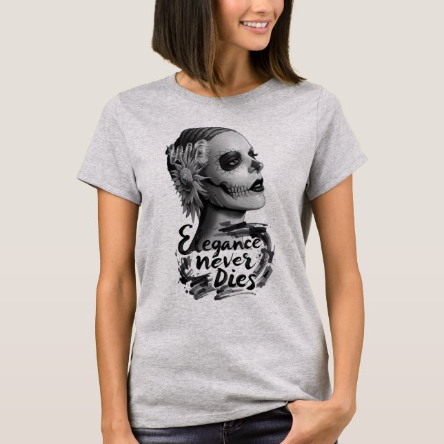 Monochrome Calavera T-Shirt (Front)