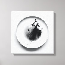 Monochrome coffee grounds texture abstract art 13