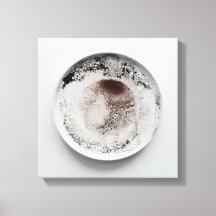 Monochrome coffee grounds texture abstract art 17