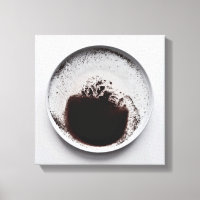 Monochrome coffee grounds texture abstract art 4
