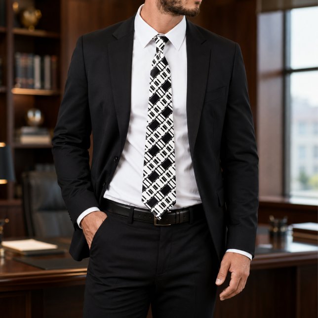 Monochrome Command Tie (Creator Uploaded)
