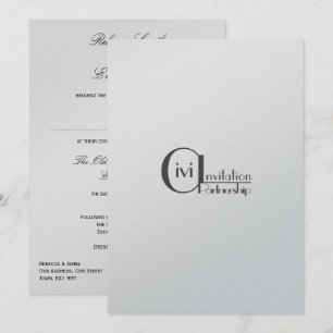 Monochrome - CP Invitation