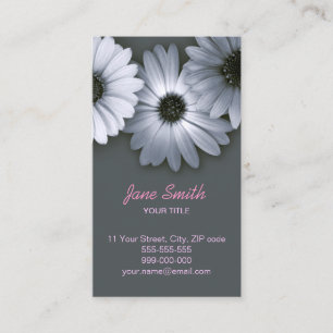 Monochrome Daisies business card
