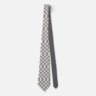 Monochrome Diamond Neck Tie