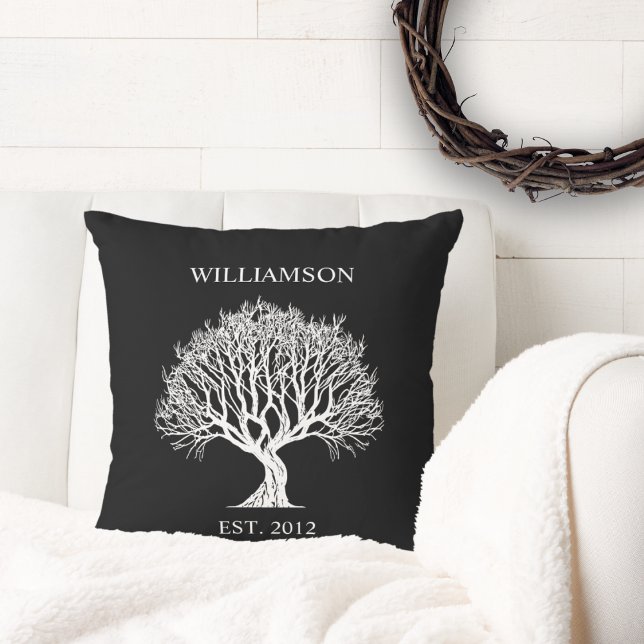 Monochrome Family Tree  Cushion (Creator Uploaded)
