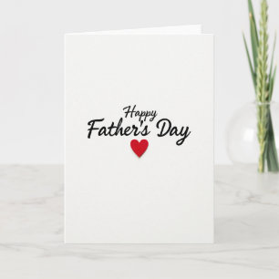 Monochrome Fathers Day Accent Card