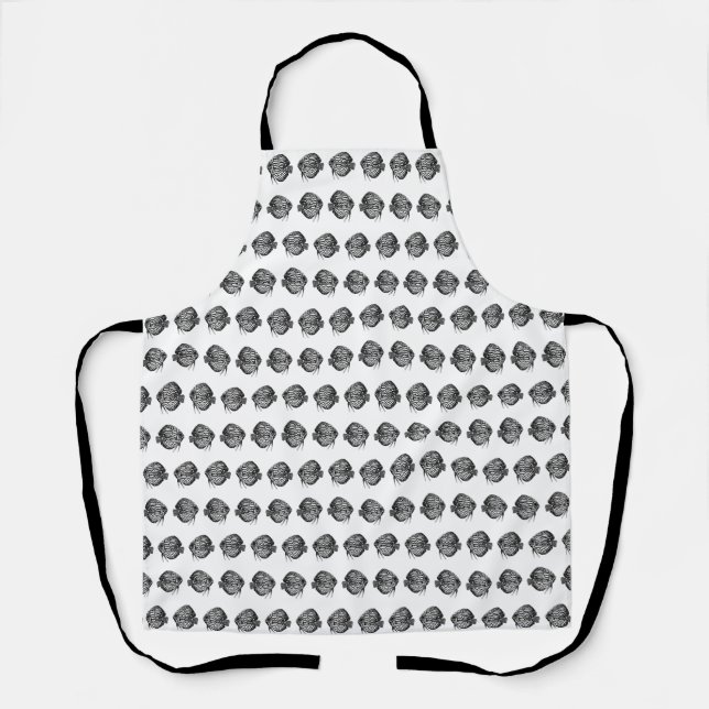Monochrome Fish Apron (Front)