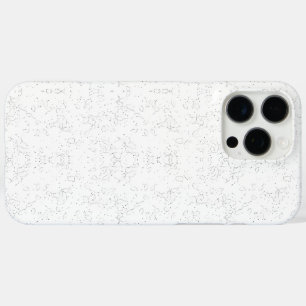 Monochrome Floral Pattern – Elegant Seamless Art iPhone 16 Pro Max Case