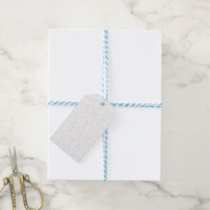 Monochrome Floral Pattern – Elegant Seamless Art Gift Tags