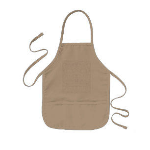 Monochrome Floral Pattern – Elegant Seamless Art Kids Apron