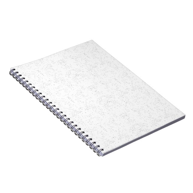 Monochrome Floral Pattern – Elegant Seamless Art Notebook (Right Side)