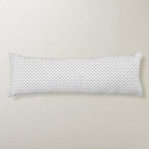 Monochrome Geometric Texture Seamless Diamond Look Body Cushion